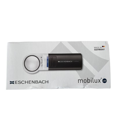 Eschenbach handheld magnifier loupe incl. LED lighting x12.5