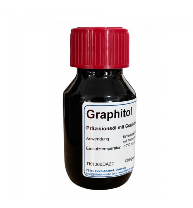 Etsyntha Graphitol Semi-Synthetic Precision Oil with Colloid Graphite, 50 ml