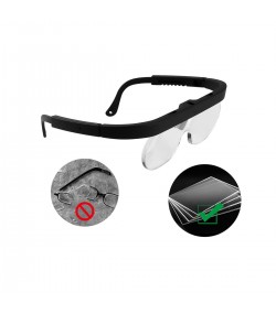 Eyeglasses with exchangeable lens for jewellers and watchmakers 1.5x, 2.5x and 3.5x