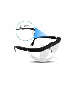 Eyeglasses with exchangeable lens for jewellers and watchmakers 1.5x, 2.5x and 3.5x