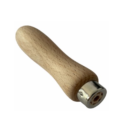 File handle of wood with force 18 mm and overall length 110 mm