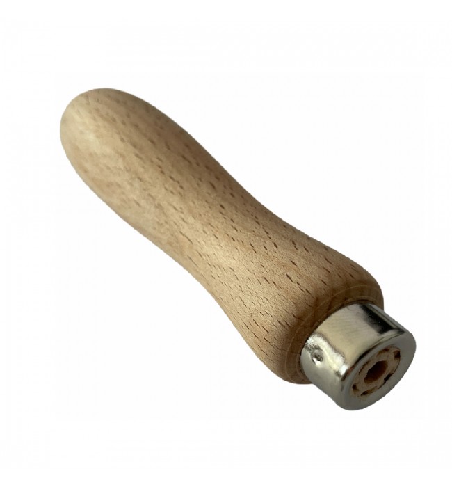File handle of wood with force 18 mm and overall length 110 mm