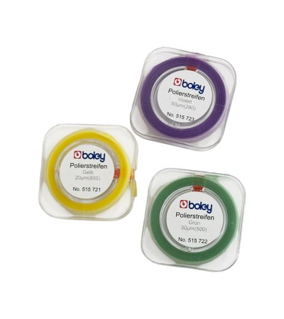 Flexible polishing strips, 4 mm for easy polishing in gaps and corners