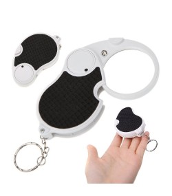 Folding magnifying glass pocket magnifying glass led x4