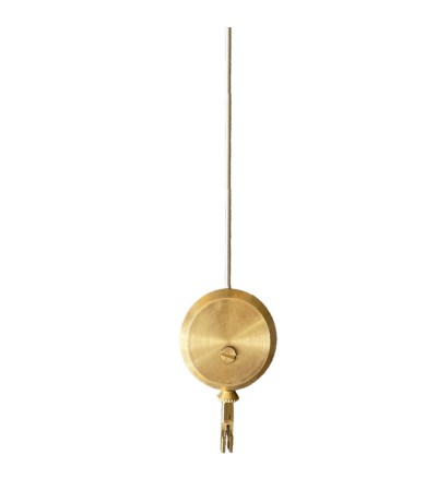 French bracket clock pendulum 35 mm of solid brass 250 mm