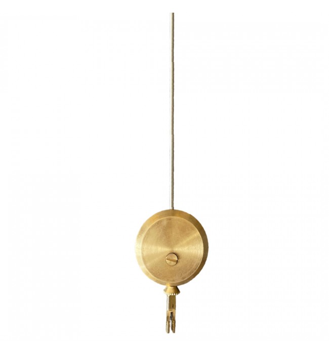 French bracket clock pendulum 35 mm of solid brass 250 mm