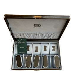 Friedrich 23 leather watch box black for 10 watches