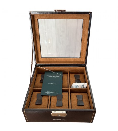 Friedrich 23 brown leather watch bo ...