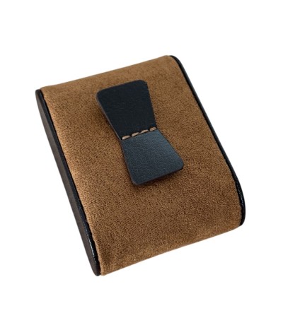 Friedrich 23 brown leather watch box for 6 watches