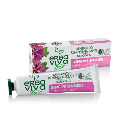 Erba Viva Bio Organic Toothpaste with Malva and Calendula – 75 ml
