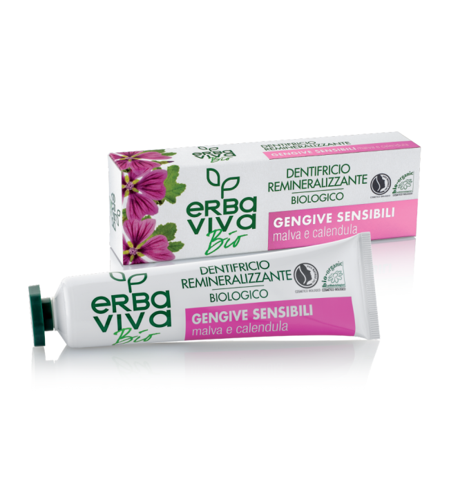 Erba Viva Bio Organic Toothpaste with Malva and Calendula – 75 ml