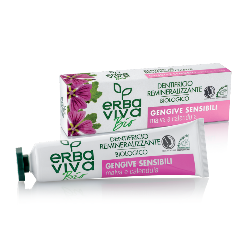 Erba Viva Bio Organic Toothpaste with Malva and Calendula – 75 ml Erba Viva Bio Organic Toothpaste with Malva and Calendula – 75 ml