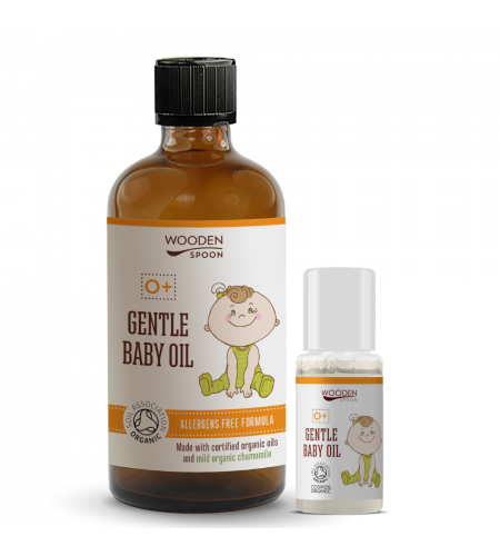 Gentle Baby Oil Wooden Spoon 100 ml