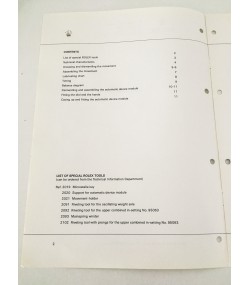 Genuine Rolex caliber 3000 Technical Information Service Catalog