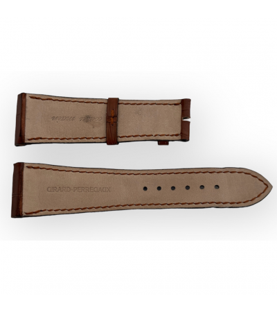 Girard-Perregaux dark brown watch leather strap 24mm