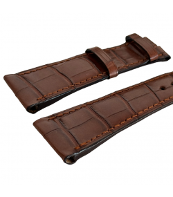 Girard-Perregaux dark brown watch leather strap 24mm