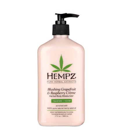 Blushing Grapefruit & Raspberry Crème Herbal Body Moisturizer