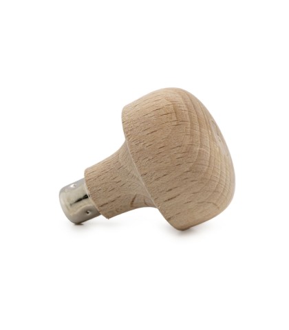 Graver handle, unlacquered, mushroom shape flattened, Γ 34 mm, length 35 mm