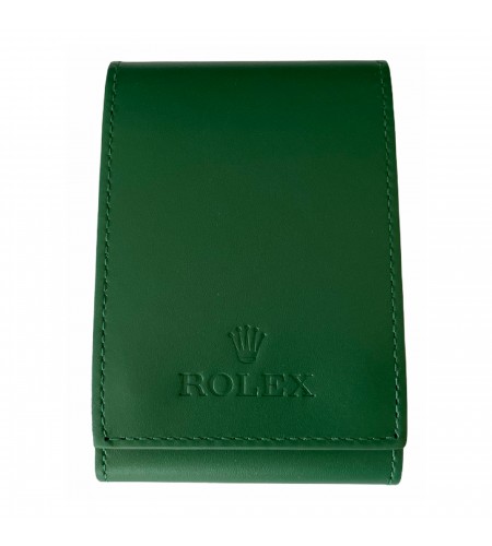Green watch leather Rolex travel po ...