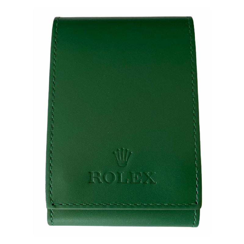 Зелен кожен несесер за часовници Rolex Зелен кожен несесер за часовници Rolex
