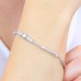 Сребърна гривна с бели циркони Guess JUBB01407JWRHS