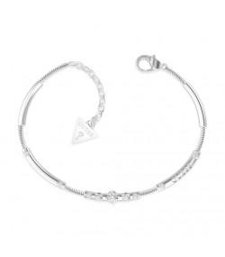Guess women\'s bracelet with white zircons JUBB01407JWRHS