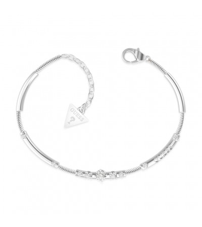 Guess women's bracelet with white zircons JUBB01407JWRHS