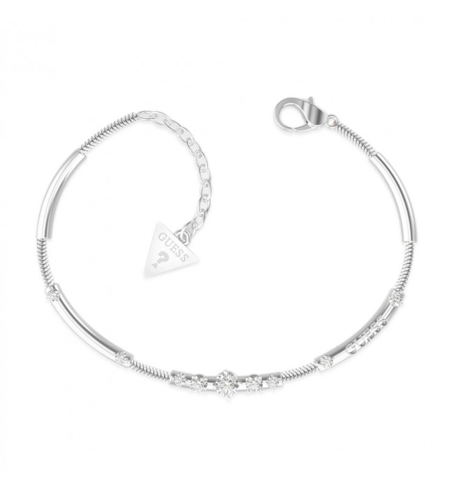 Guess women's bracelet with white zircons JUBB01407JWRHS