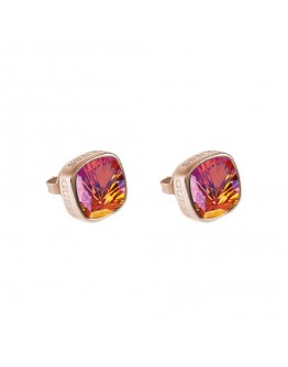 Guess women's earrings in rose gold ...
