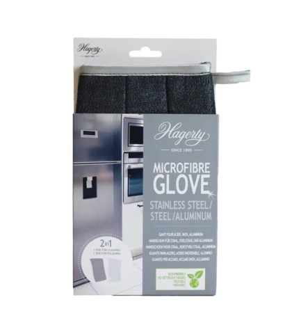 Hagerty A102228 microfibre glove for stainless steel surfaces