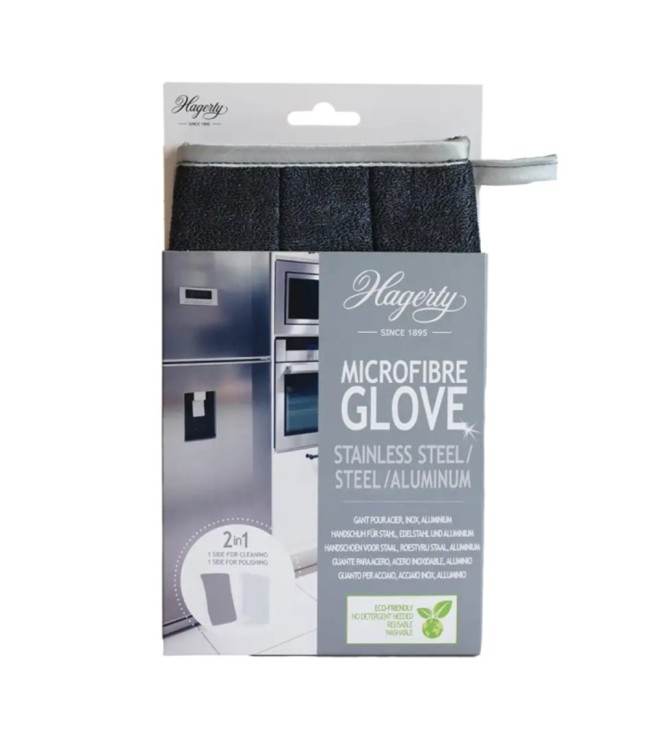 Hagerty A102228 microfibre glove for stainless steel surfaces