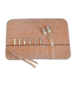 Hagerty Silver Guard Cutlery Rolls A119004, cutlery roll for 12 silver fruit or dessert spoons