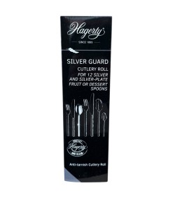 Hagerty Silver Guard Cutlery Rolls A119004, cutlery roll for 12 silver fruit or dessert spoons