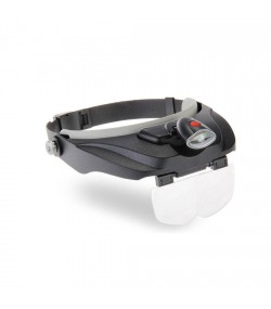 Head magnifier, high-power 3.5x LED glasses