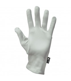 Heli presentation gloves, microfiber, silver-gray, size L, 1 pair