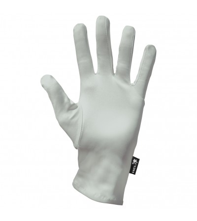 Heli presentation gloves, microfiber, silver-gray, size L, 1 pair