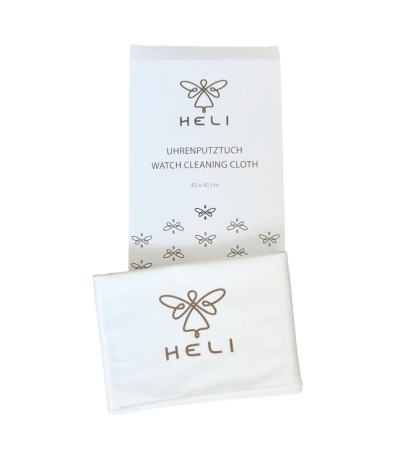 Heli Ultra-Fine Microfiber Watch Cleaning Cloth, 40 x 40 cm, Washable