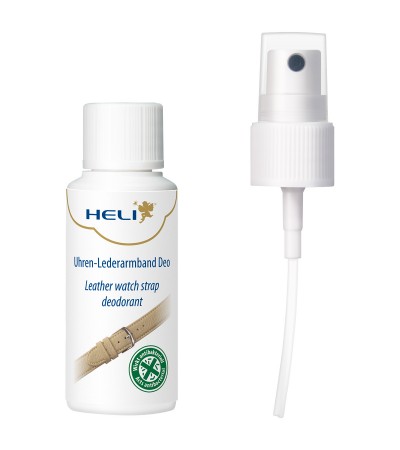 Heli watch leather strap deodorant with odor neutralizer 30 ml