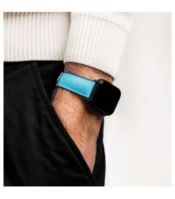 Hirsch Arne L Turquoise watch strap, 20 mm, 0925090083-2-20