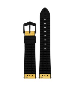 Hirsch Arne L Yellow Watch Strap, 20mm, 0925090072-5-20