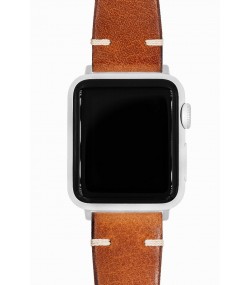 Hirsch Bagnore L brown leather watch strap 22 mm 05502070-2-22