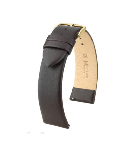 Hirsch brown calf leather watch str ...