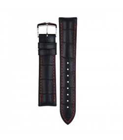 Hirsch George L black calf leather watch strap 20 mm 0925128052-2-20