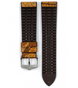 Hirsch Leaf brown watch strap 22 mm 0921046010-2-22