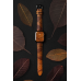 Кафява каишка за часовник Hirsch Leaf 22 мм