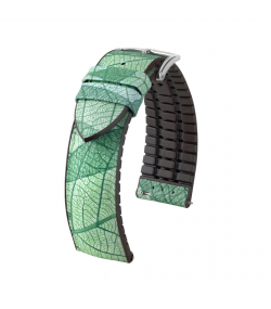 Hirsch Leaf green watch strap 18 mm 0921046140-2-18