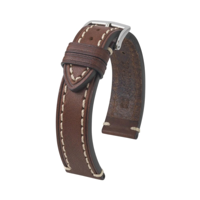 Кафява каишка за часовник Hirsch Liberty Artisan XL 22 мм Кафява каишка за часовник Hirsch Liberty Artisan XL 22 мм