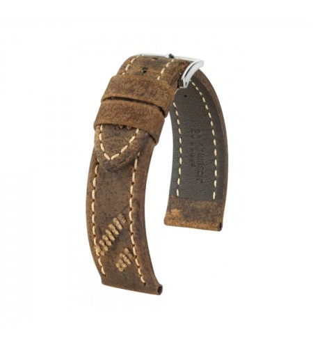 Hirsch Lynyrd L brown watch strap 2 ...