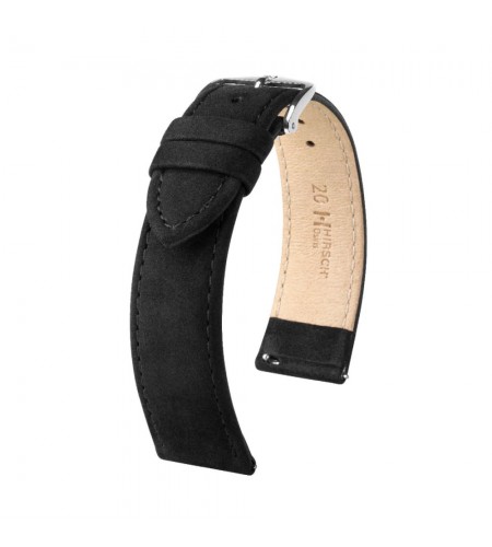 Hirsch Osiris Nubuk black calf leat ...