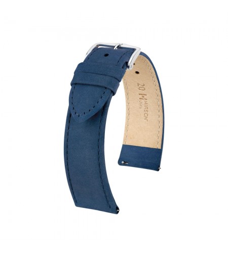 Hirsch Osiris Nubuk blue calf leath ...